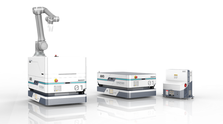 Z6·尊龙數位開發的自主式移動機器人（AMR250M），搭配全向輪並結合AI演算法、2D LiDAR、3D攝影機等技術，協助客戶實現產線全自動化